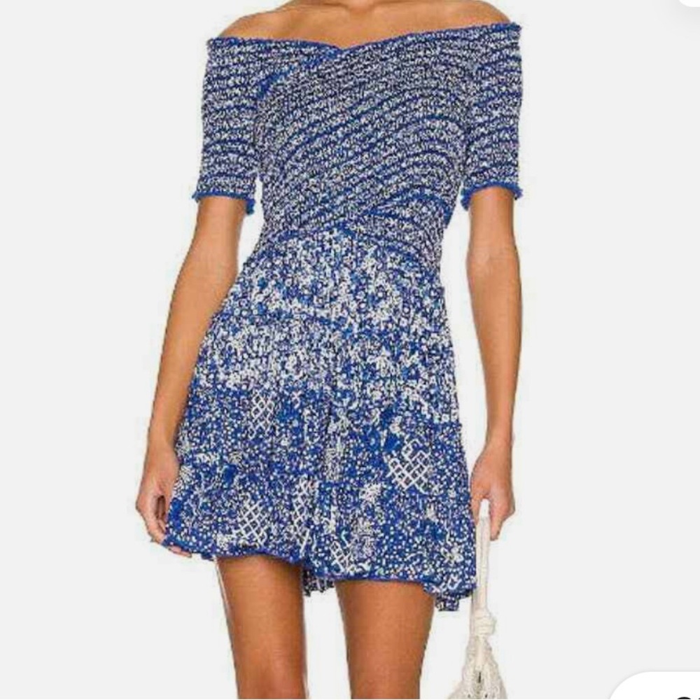 Poupette St Barth Off-Shoulder Dress